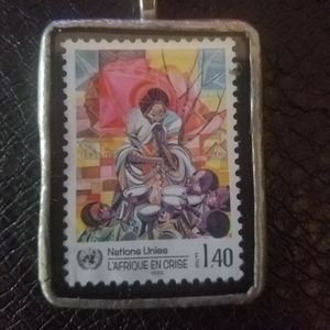 Collectable stamp pendant